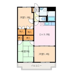 東松阪駅 徒歩38分 3階の物件間取画像